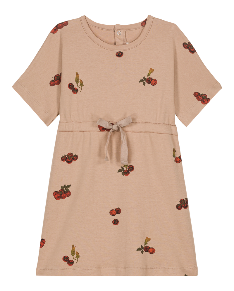 Vestido Yogi Jersey Turrón Tomates