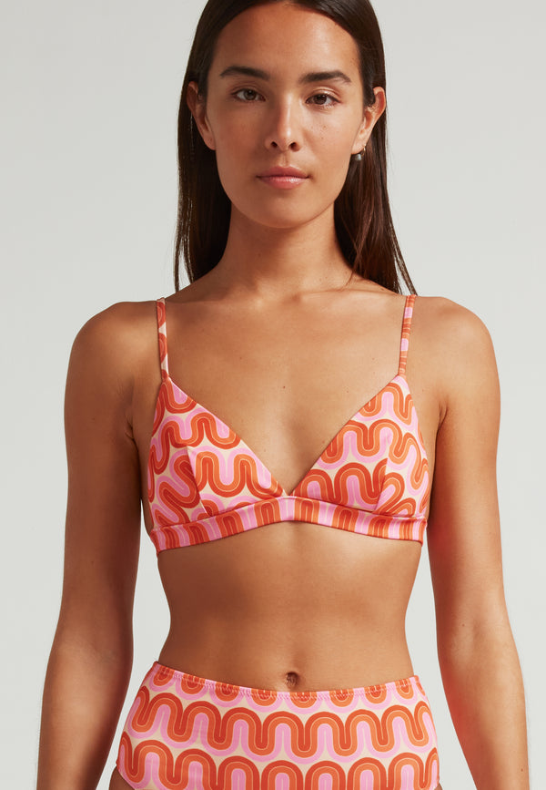 Top de bikini Sporty Groovy - Naranja