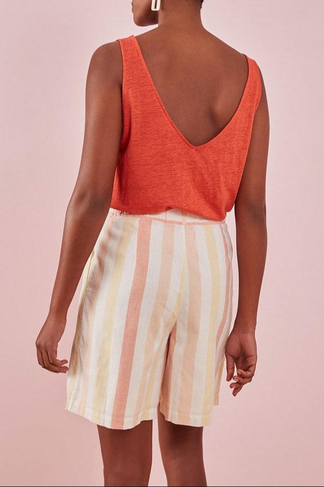 Pantalones cortos Robi - Calanque Stripe