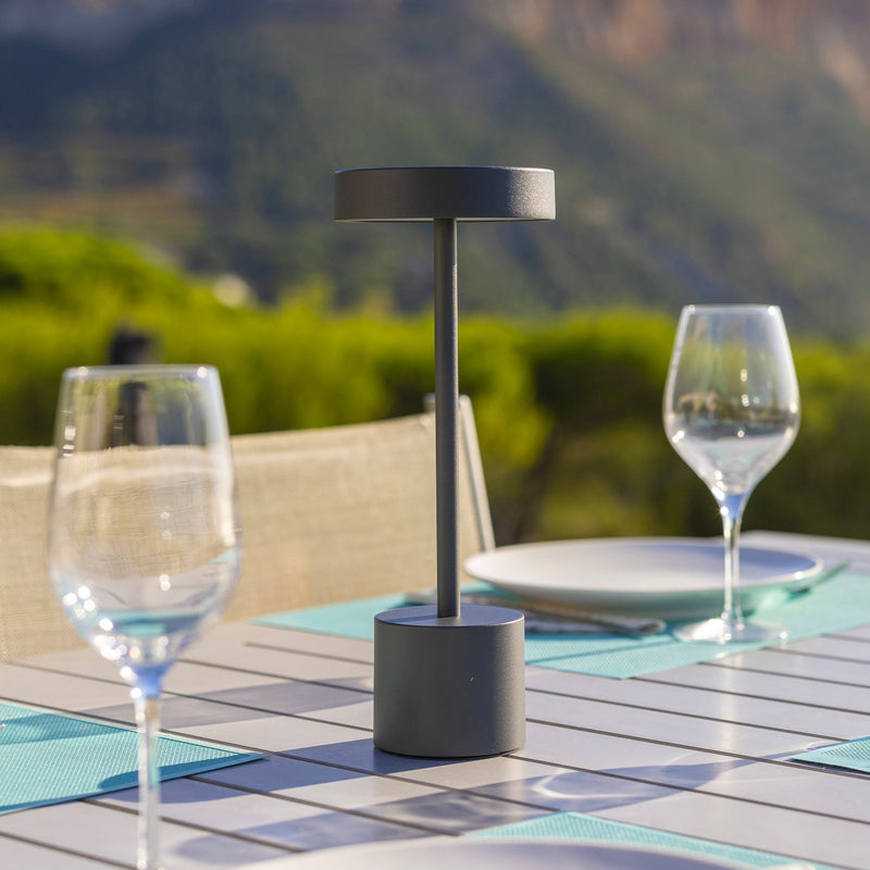 Roby - Lampe De Table Sans Fil - Gris