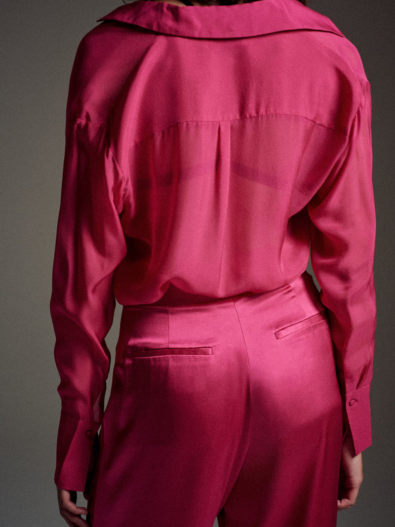 Camisa Rockefeller J - Fucsia