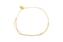 Bracelet Cordon Doré Rock Simple Beige