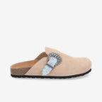 Paloma Clog W - Suede/West - Beige/Sky