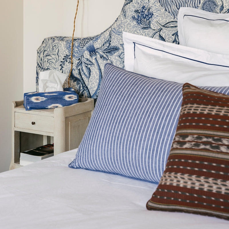 Coussin Cloud - Rayures Denim