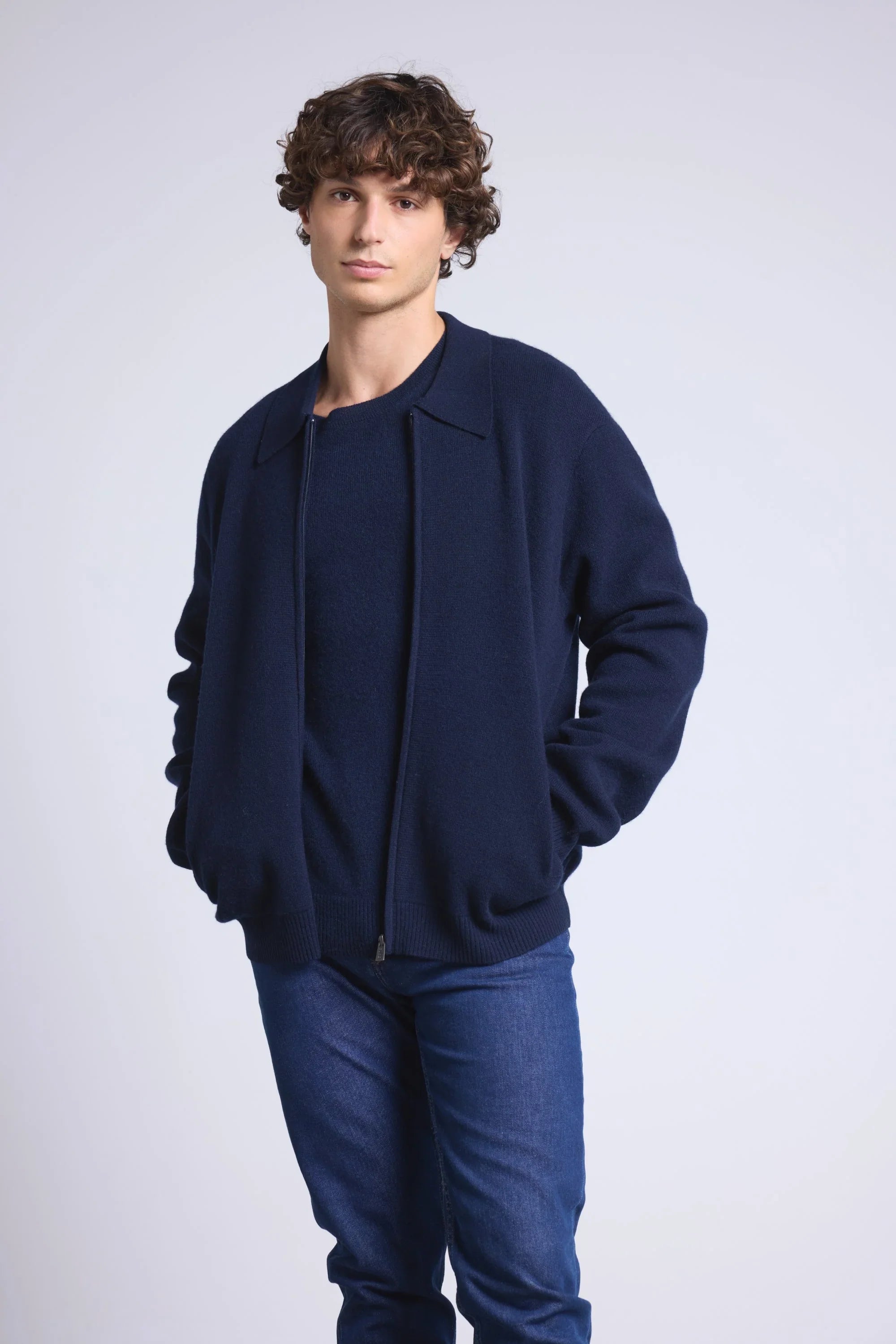 Veste Zippee Roger - Bleu Marine - Homme