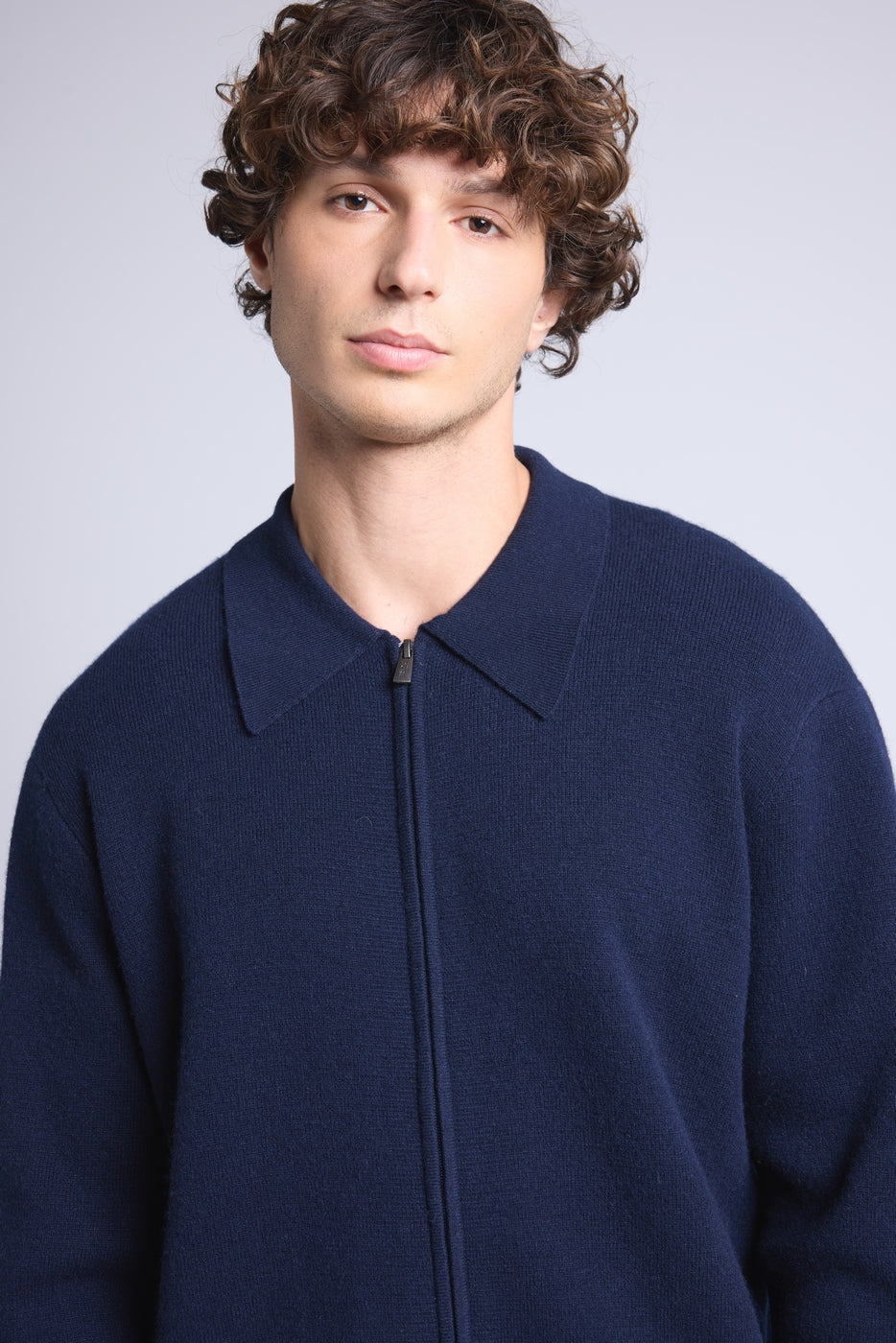 Chaqueta Con Cremallera Roger - Azul Marino - Hombre