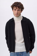 Chaqueta con cremallera Roger - Negro - Hombre