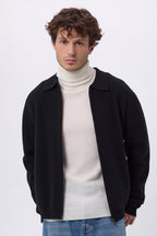 Chaqueta con cremallera Roger - Negro - Hombre