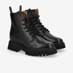Rotterdam Lace Up W - Nappa - Black