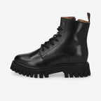 Rotterdam Lace Up W - Nappa - Black