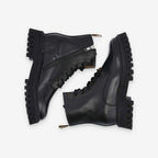 Rotterdam Lace Up W - Nappa - Black