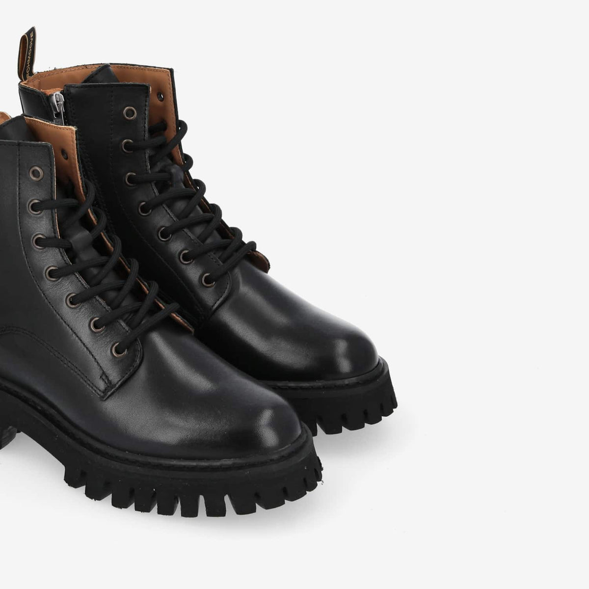 Rotterdam Lace Up W - Nappa - Black