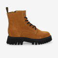 Rotterdam Lace Up W - Suede - Nuts