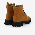 Rotterdam Lace Up W - Suede - Nuts