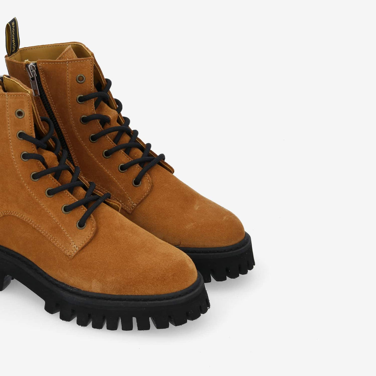 Rotterdam Lace Up W - Suede - Nuts