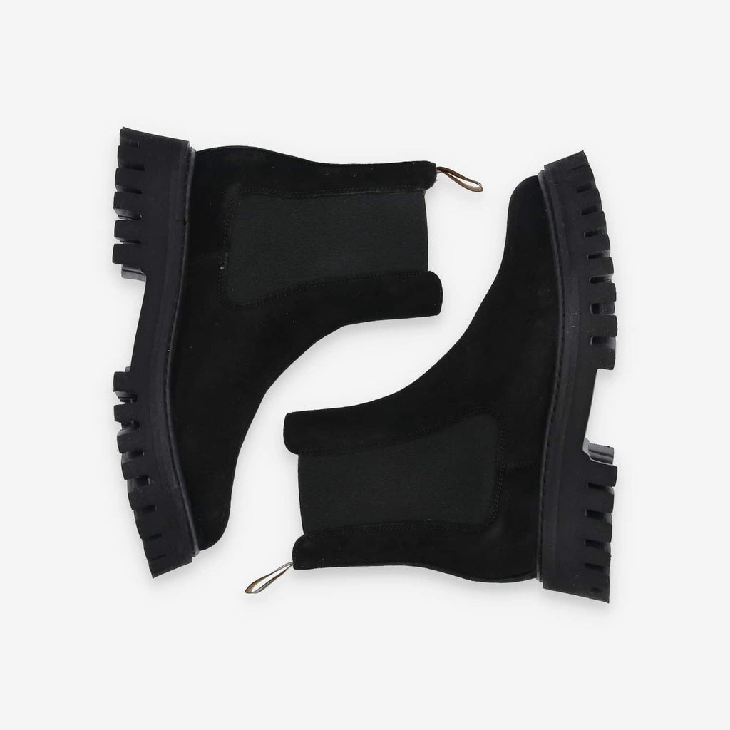 Rotterdam Chelsea W - Suede - Black