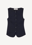 Rohe - Veston À Col Bateau - Dark Blue - Femme