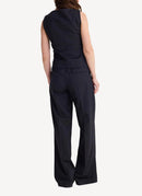 Rohe - Veston À Col Bateau - Dark Blue - Femme