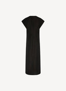 Rohe - Robe Longue À Col Châle - Black - Femme