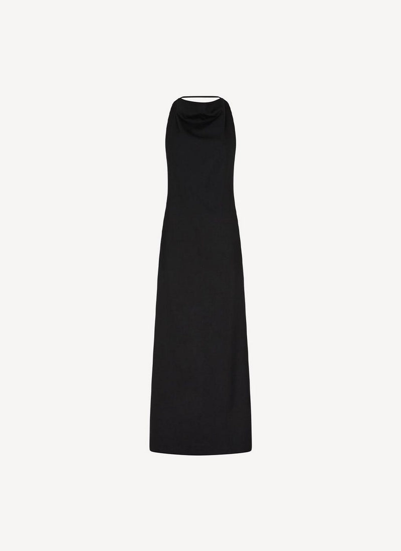 Rohe - Robe Longue Sans Manches À Dos Ouvert - Black - Femme