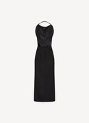 Rohe - Robe Longue Sans Manches À Dos Ouvert - Black - Femme