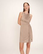Rolling Short Dress - Taupe