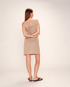 Rolling Short Dress - Taupe