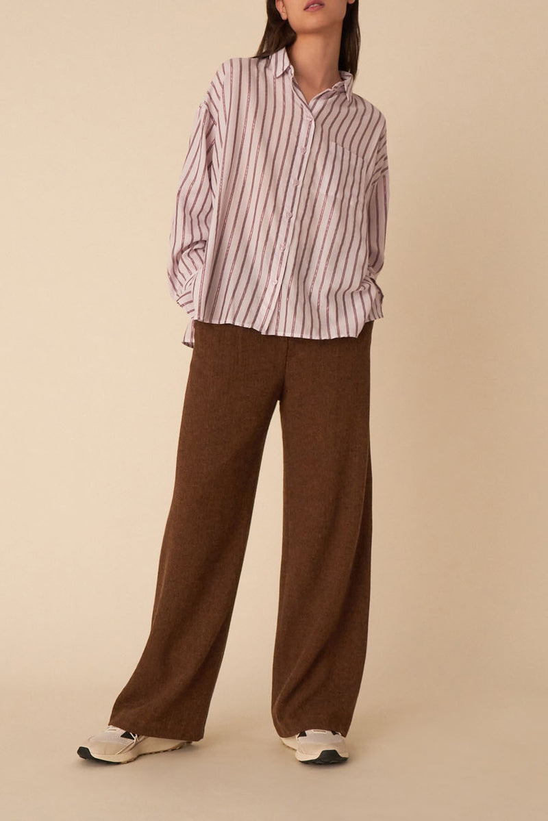 Roma Blouse - Carli Blueberry