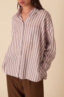 Roma Blouse - Carli Blueberry
