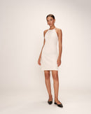 Vestido Corto Romántico - Crudo