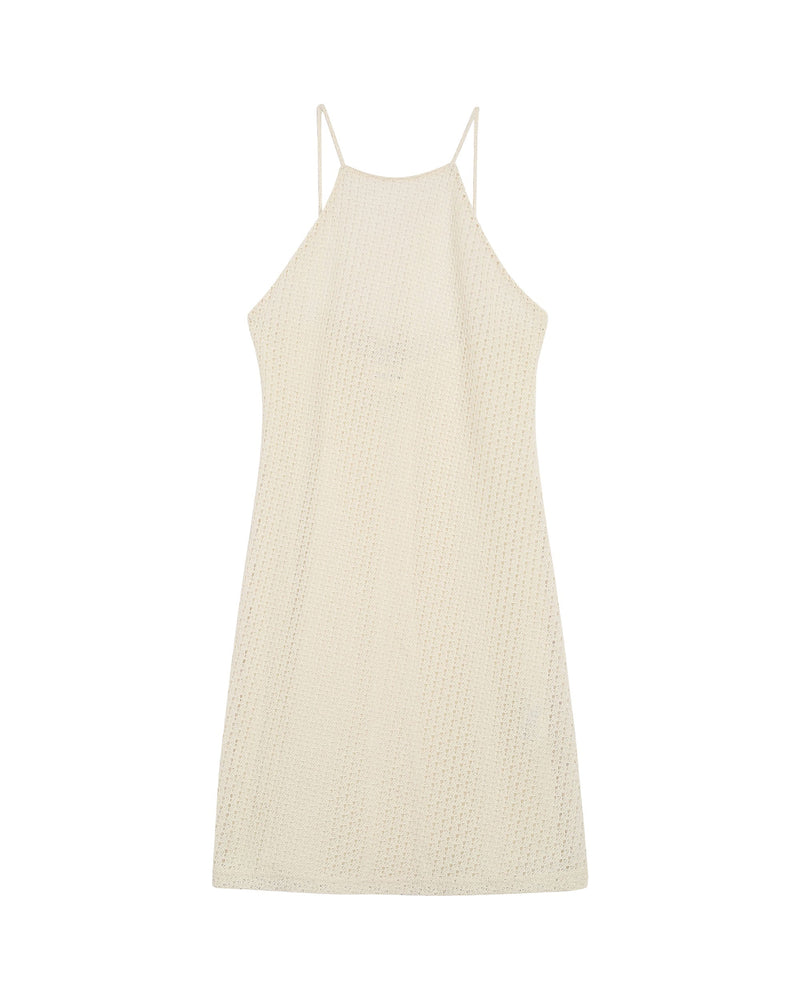 Vestido Corto Romántico - Crudo