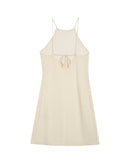 Vestido Corto Romántico - Crudo