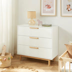 Rome - Comò per bambini a 3 cassetti - Bianco