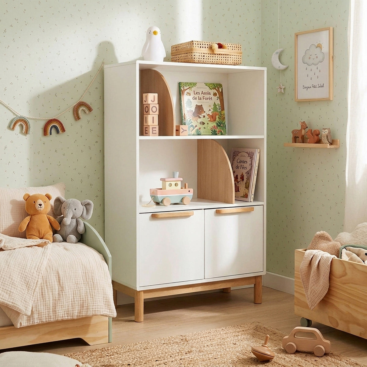Rome - Libreria per bambini - Bianco