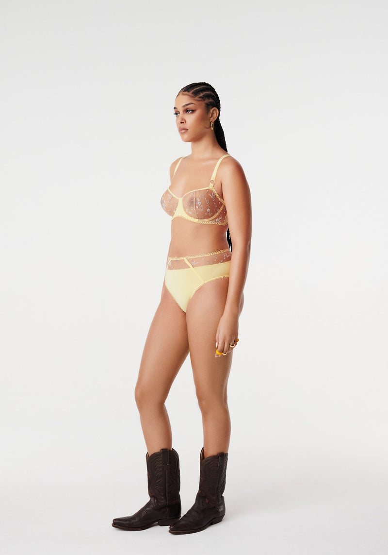 Culotte Haute Romeo - Jaune