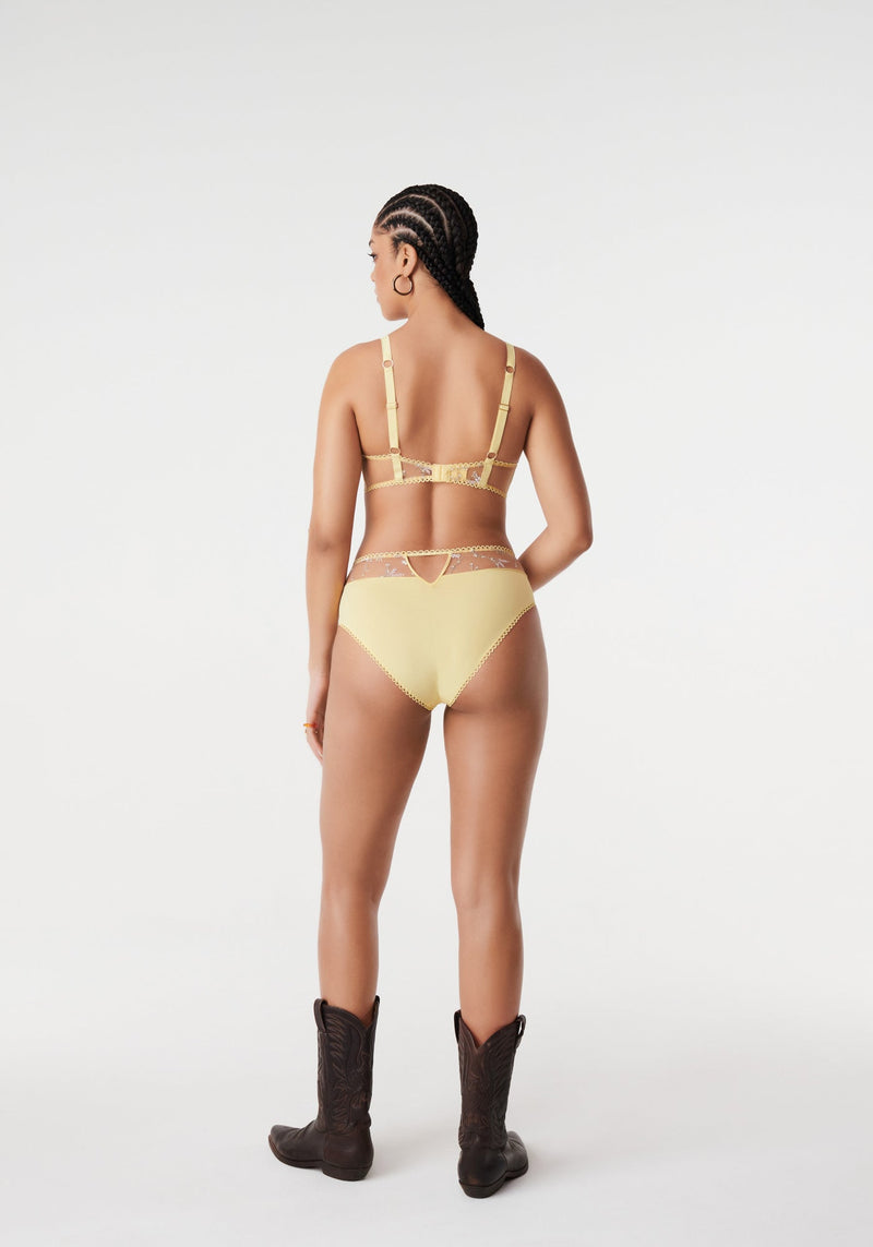 Culotte Haute Romeo - Jaune