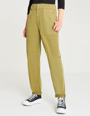 Reiko - Romie Basic H23 Baggy Jeans - Khaki - Woman