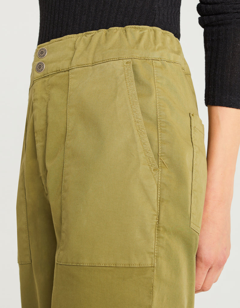 Reiko - Romie Basic H23 Baggy Jeans - Khaki - Woman