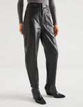 Jean Baggy Romie Shine H23 - Negro - Mujer