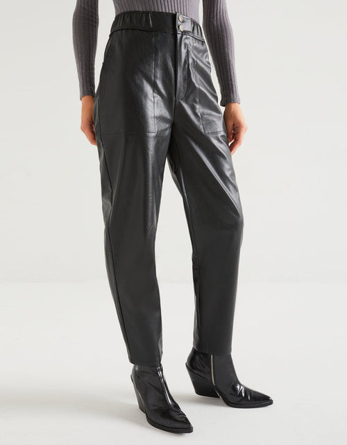 Jean Baggy Romie Shine H23 - Black - Femme
