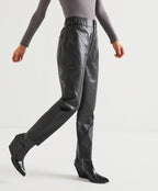 Jean Baggy Romie Shine H23 - Negro - Mujer