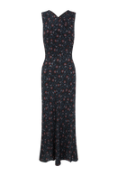 Jade Dress - Night Flowers