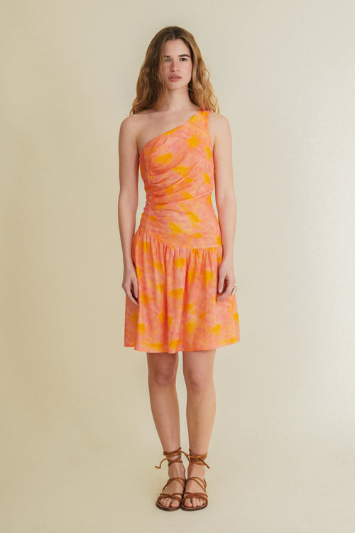 Asymmetrical Dress - Pink