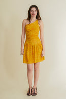 Asymmetrical Dress - Yellow