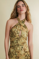 Caleana Midi Dress - Green