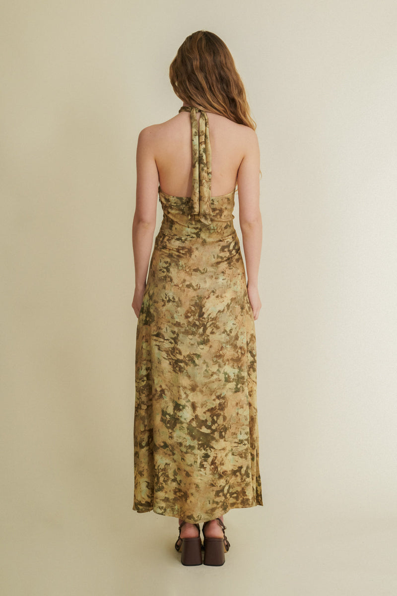 Caleana Midi Dress - Green