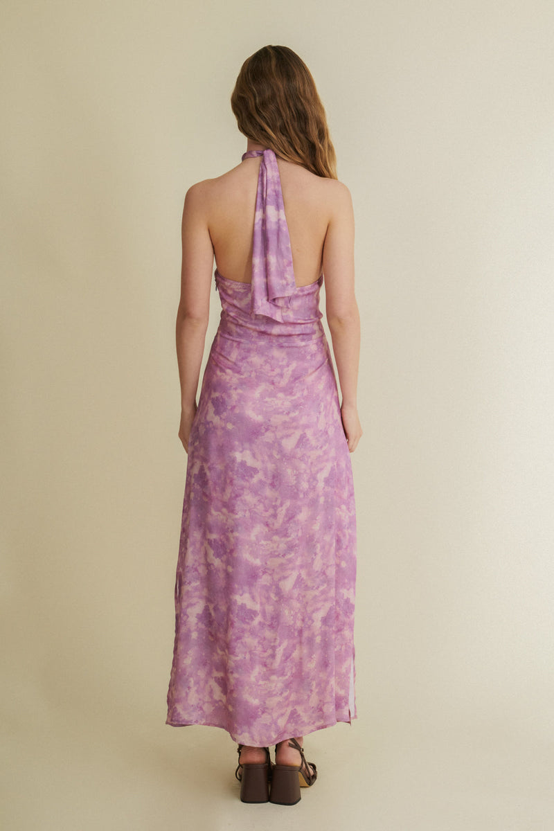 Caleana Midi Dress - Lilac