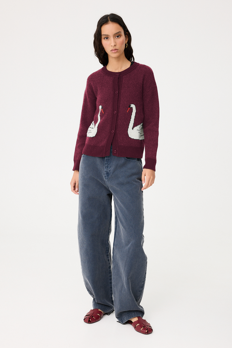 Cárdigan Cira - Burdeos