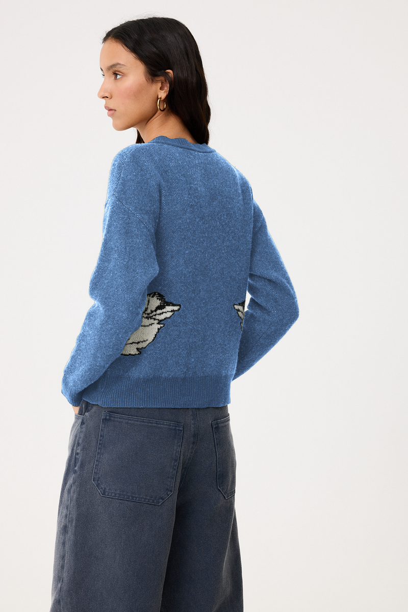 Cira Cardigan - Blue