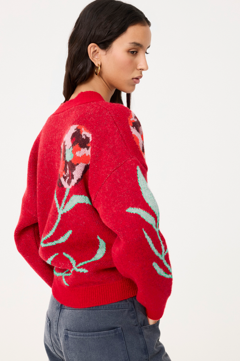 Bimba Cardigan - Red